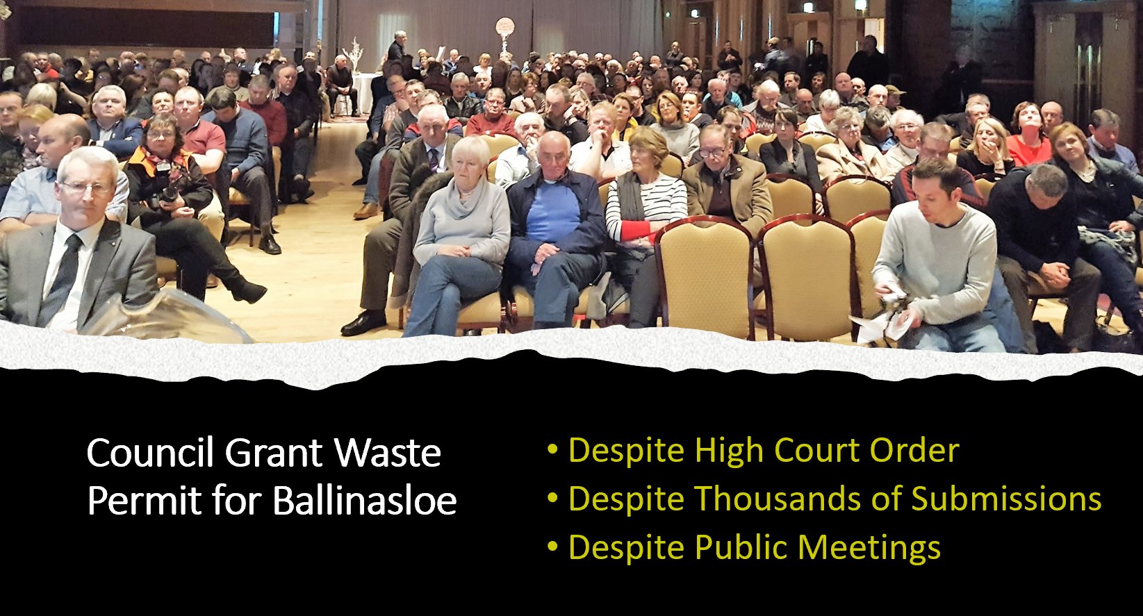 Ballinasloe Says No - County Council approves new permit despite recent High Court Order.