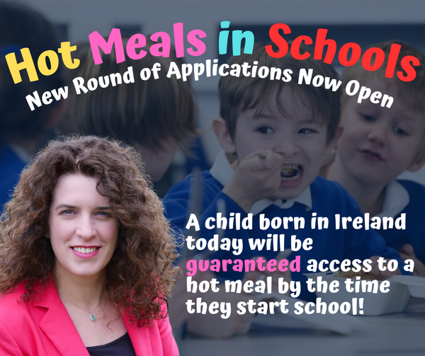 Hot School Meals for 18 more primary schools in Co. Roscommon