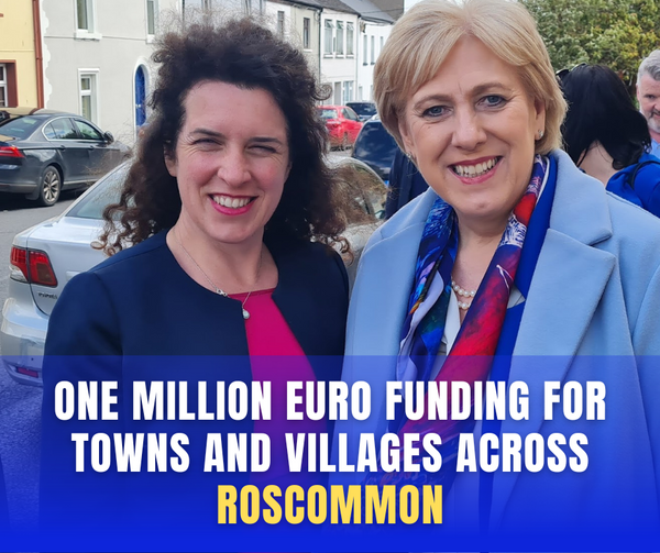 €1 million in Town & Village Funding for Monksland, Castleplunkett & Ballaghaderreen in Roscommon
