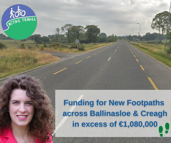 Close to €8 million in Active Travel Funds for County Galway.