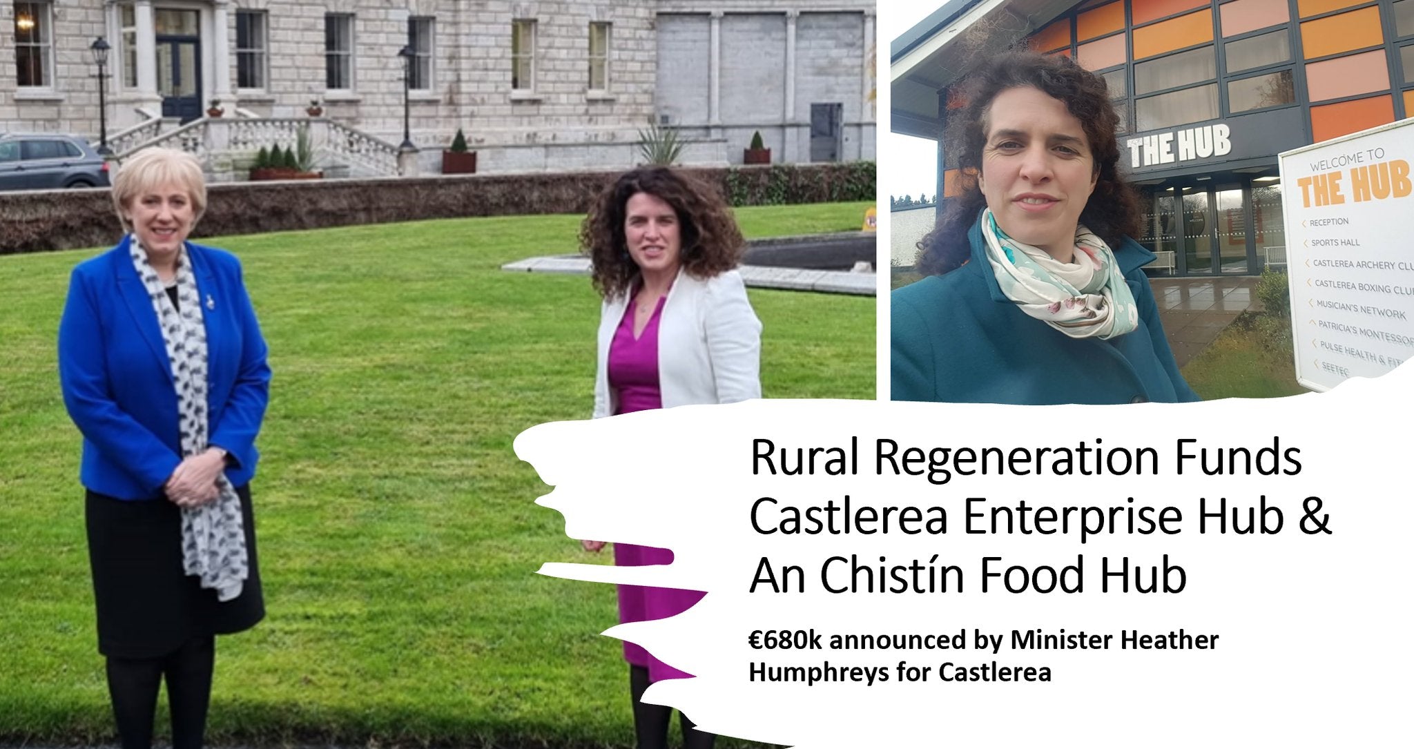 Further funds announced for An Chistín project at the Castlerea Enterprise Hub.