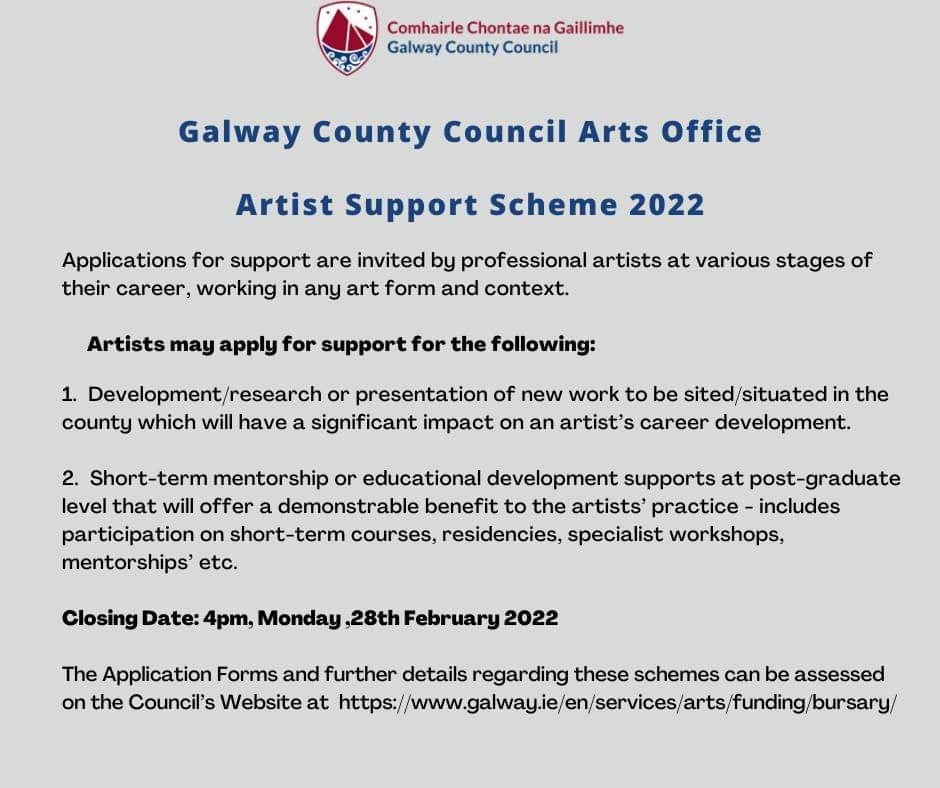 Artists Support Scheme Launched