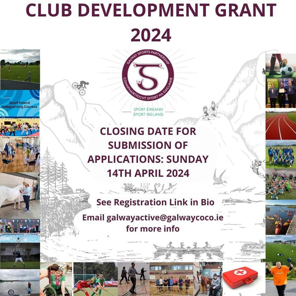 Galway Active Club Development Grants apply now