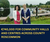 €3.3 million for 21 community halls and centres across County Galway!