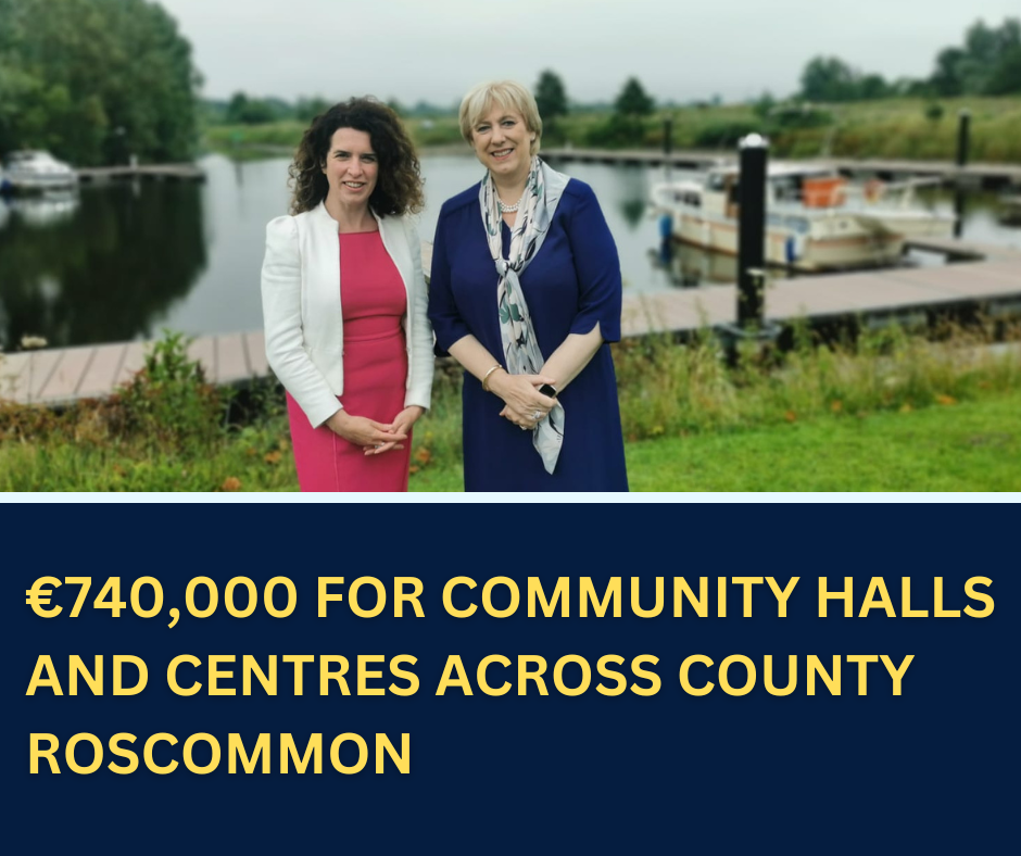 €3.3 million for 21 community halls and centres across County Galway!