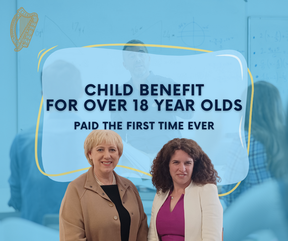750 over 18-year-olds have received Child Benefit in Roscommon following extension