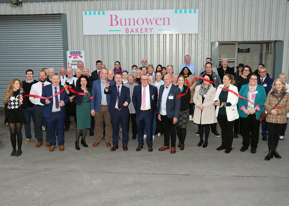 Opening of new premises of Bunowen Bakery with Minister of State Damien English in Ballinasloe