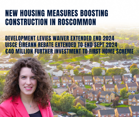 New housing measures boosting construction in Roscommon