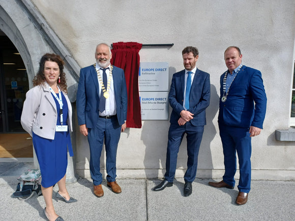Senator Dolan welcomes MEP’s visit to Ballinasloe to launch Europe Direct & €350k in funding to the town under Galway Rural Development