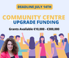 New €15 million Community Centre Fund