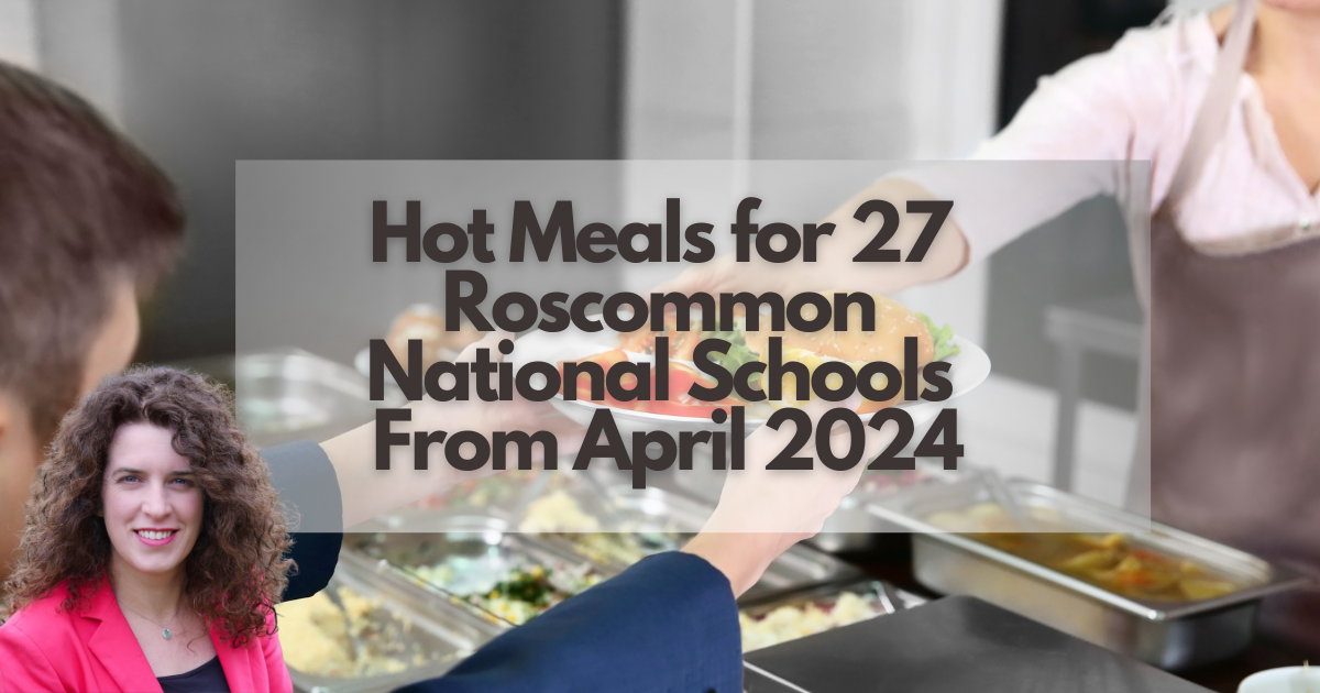 Hot School Meals Programme extends to 26 Roscommon National Schools