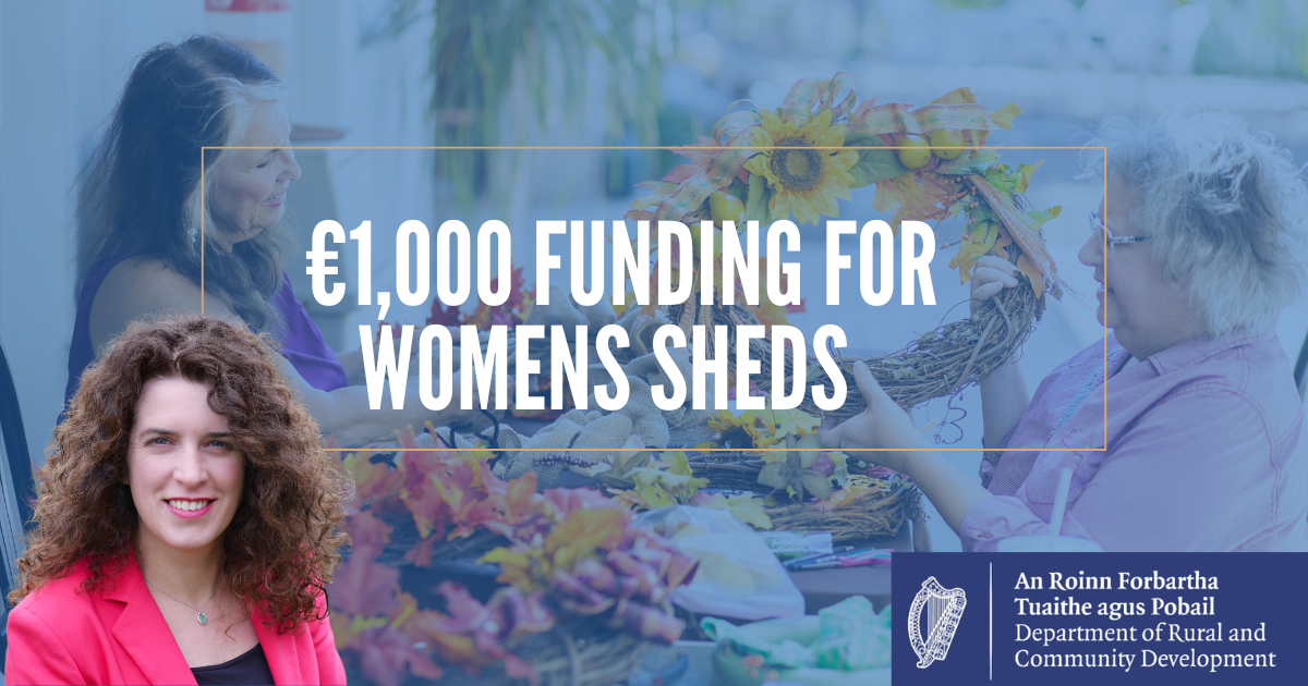 €1000 grant through the Rural & Community Development Local Enhancement Programme 2024!